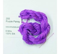 Шёлковое мулине Dinky-Dyes S-255 Purple Pansy